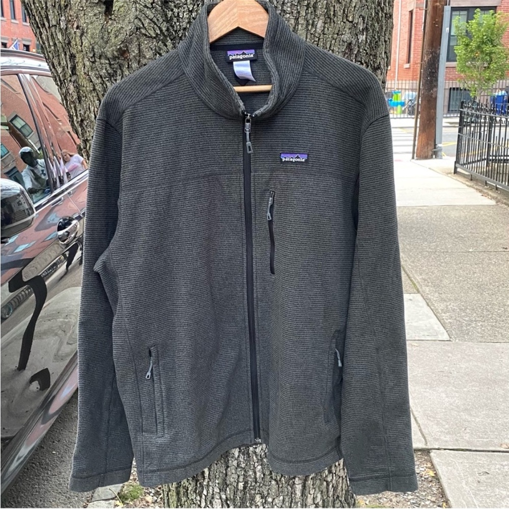 Patagonia Full Zip Men’s Oakes Jacket Forge Grey size XL